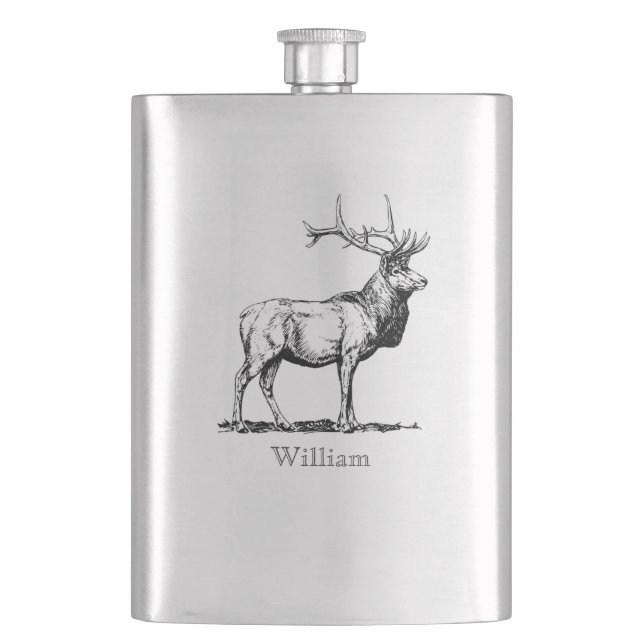 Custom Stadium Flask Flachmann (Vorderseite)