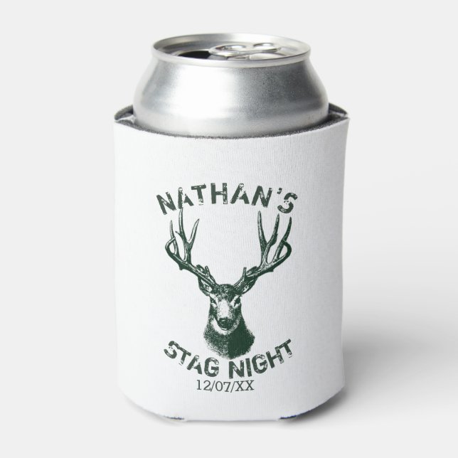 Custom Stag Night Antlers Dosenkühler (Kanne Vorderseite)
