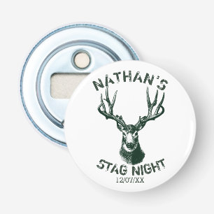 Custom Stag Night Antlers Keepake Flaschenöffner