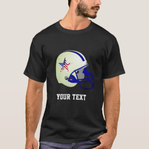 Custom Star auf American Football Helmet T-Shirt