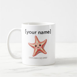 Custom Starfish Mug – You Are My Star Kaffeetasse