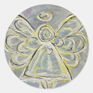 Custom Stickers Guardian White und Silver Angel