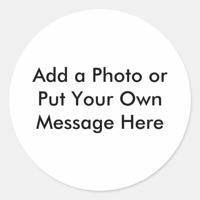 Custom Stickers - Sei lustig oder politisch! (Vorderseite)