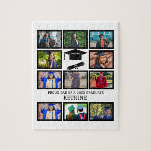 Custom stolzer Vater des Absolventen 11 Foto Colla Puzzle