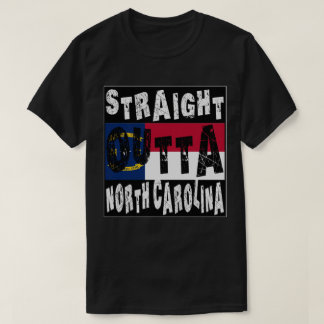 CUSTOM Straight Outight North Carolina Meme T-Shir T-Shirt