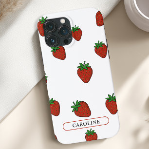Custom Strawberry White Case-Mate iPhone Hülle