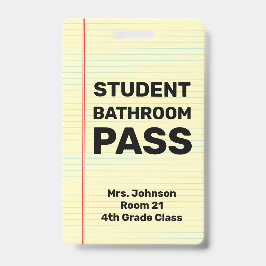 Custom Student Bad Pass Ausweis