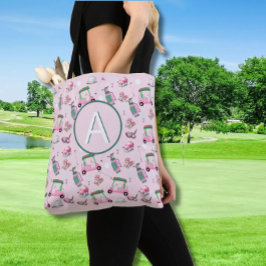 CUSTOM STYLISH LADY GOLFER MONOGRAMM
