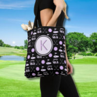 CUSTOM STYLISH LADY GOLFER MONOGRAMM