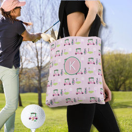 CUSTOM STYLISH LADY GOLFER MONOGRAMM