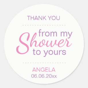 Custom Sugar Scrub Brautparty Bevorzugen Mason Jar Runder Aufkleber