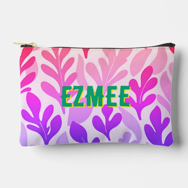Custom Sunset Leaf Bleistift /Makeup Bag Personali Zubehörtasche (Vorderseite)