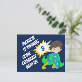 Custom Superhero Action Hero Kindergeburtstag Part Einladung