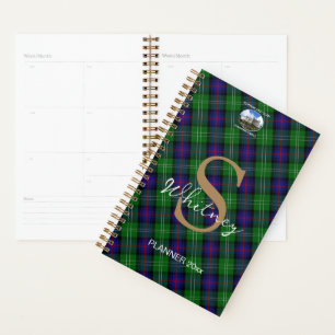 Custom Sutherland Scottish Tartan Monthly Weekly Planer