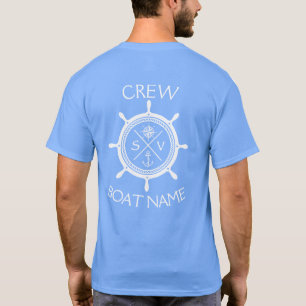 Custom SV Segelschiff Logo "Ihr Name hier" T-S T-Shirt