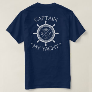 Custom SV Segelschiff Logo "Ihr Name hier" T-Shirt