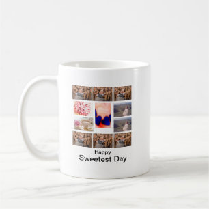 Custom Sweetest Day 11 Foto Collage Kaffeetasse