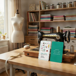 Custom Tailoring & Alterations Seamstress  Visitenkarte