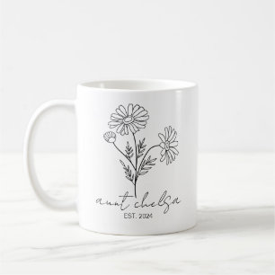 Custom Tante New Tunt 2024, Pregnancy Ankündigung Kaffeetasse