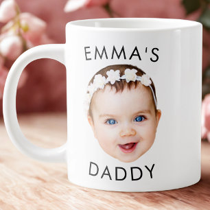 Custom Tasse, Baby Tasse, Vater Geburtstagsgeschen Jumbo-Tasse