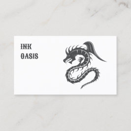 Custom Tattoo Shop Visitenkarte