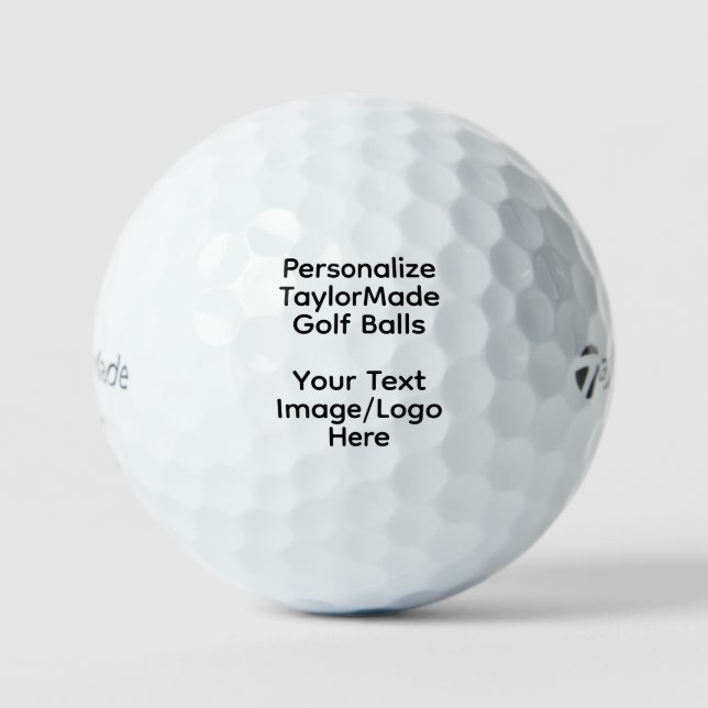 Custom TaylorMade TP5 Golf Balls - Ihr Text Golfball (Vorderseite)