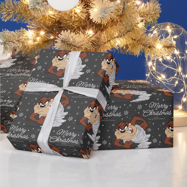 Custom TAZ™ Merry Christmas Wrapping Paper Geschenkpapier (Feiertage)