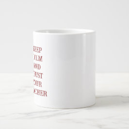 Custom Teacher Gift Mug Jumbo-Tasse