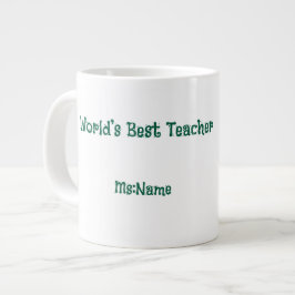 Custom Teacher Gift Mug Jumbo-Tasse
