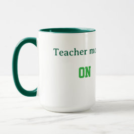 Custom Teacher Gift Mug Tasse