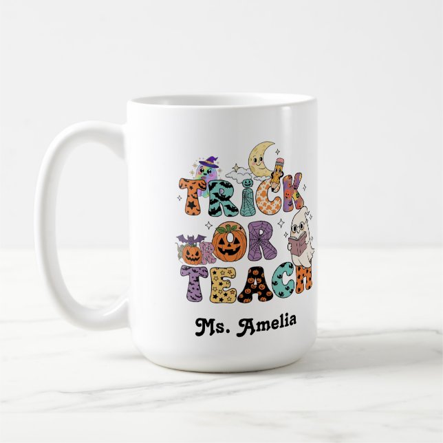 Custom Teacher Mug, Custom Teacher Gift, Hallow Kaffeetasse (Links)
