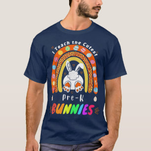 Custom Teacher Oster I lehre Niedliche Bunnies Fun T-Shirt