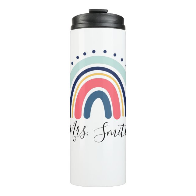 Custom Teacher Tassen Travel Mug Tumbler (Vorderseite)