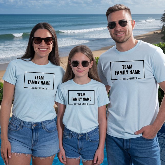 Custom Team Family Lifetime Members Family Reunion T-Shirt (Von Creator hochgeladen)