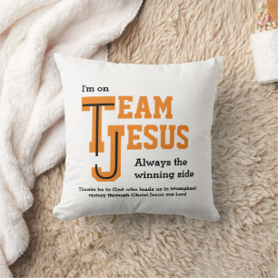Custom TEAM JESUS Christlich Kids Kissen