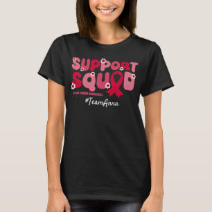 Custom Team Support Squad für Blutkrebs T-Shirt