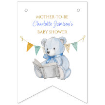 Custom Teddy Bear lesen ein Buch Baby Shooter