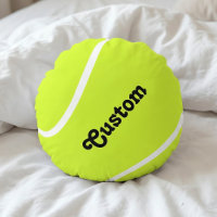 Custom Tennis Ball Player oder Teamname Pillow