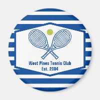 Custom Tennis Country Club Blaue Streifen