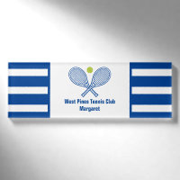 Custom Tennis Country Club Blaue Streifen