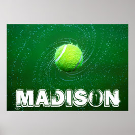 Custom Tennis Poster