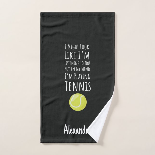 Custom Tennis Towels Funny Players Lovers Gifts  Handtuch (Handtuch)