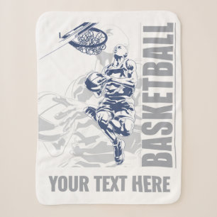 Custom Text Basketball Player Sherpadecke