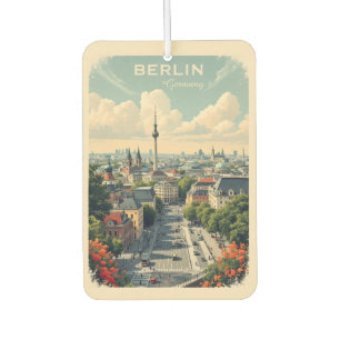 Custom Text Berlin, Deutschland Autolufterfrischer