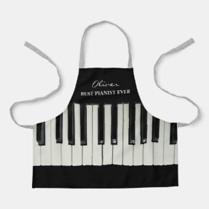 Custom Text Best Pianist je Name Musiker hinzufüge Schürze