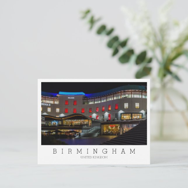 Custom text, Birmingham, UK Postcard Postkarte (Stehend Vorderseite)