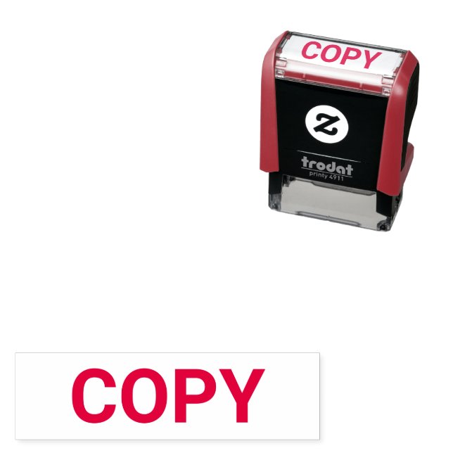 Custom Text COPY Self-Inking Office Stamp Permastempel (Beispiel)