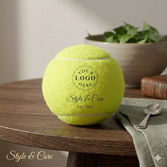 Custom Text Established Tennis Ball Brand Design (Custom Text Established Tennis Ball Brand Design)