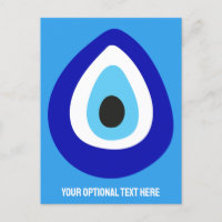 Custom Text Evil Eye Nazar Amulet