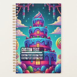 Custom Text Fantasy Sweet Treat Tower Planer